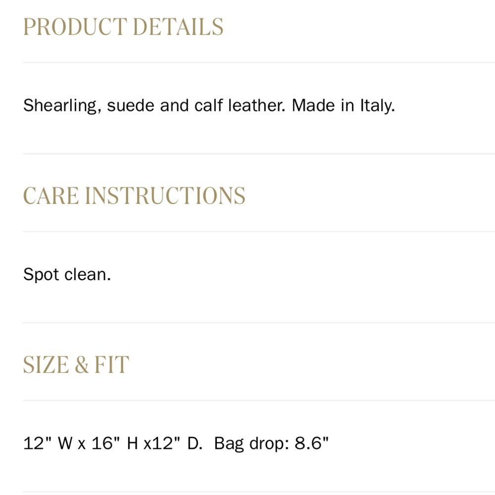 Carolina Santo Domingo Caspia Mini Shearling Tote - Picture 5 of 16